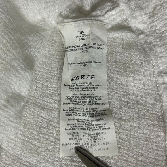 Rip Curl Top Womens Small White - Picture 11 of 13
